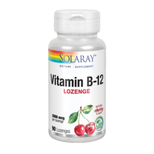 Vitamin B-12 2000 mcg - 90 lozenges. Sin gluten. Apto para veganos.
