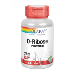 D- Ribose 150 g-30 toma. Apto para veganos
