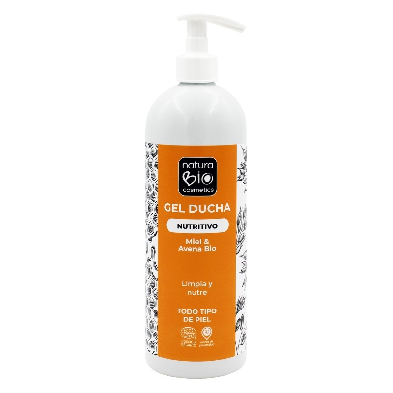 gel-de-ducha-nutritivo-miel-y-avena-bio-naturabio-cosmetics GEL